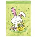 Recinto 29 x 42 in. Easter Bunny Burlap Garden Flag - Large RE3459508